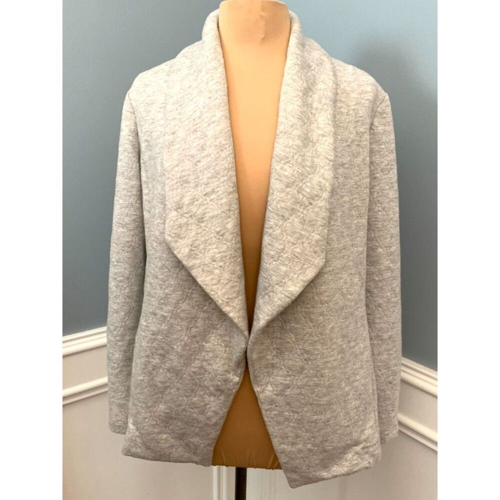 Lilly Pulitzer Sweater Womens M Brea Wrap Shawl Oversized Long Sleeve Fleece